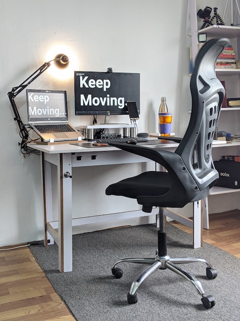 Ergonomic chair, home office, remodel, home office design