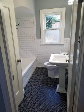 updated intentional bathroom remodel after indianapolis in