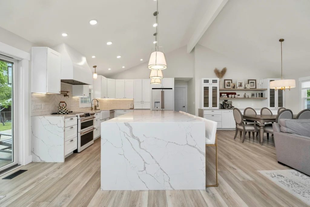 Finished design build remodeling project in Central Indiana by Ntegrity Builders